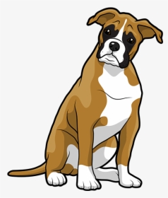 Clip Art Dog Boxer - Boxer Dog Clipart Png, Transparent Png, Free Download