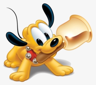 Puppy Clipart Transparent Background - Mickey Mouse Baby Pluto, HD Png Download, Free Download