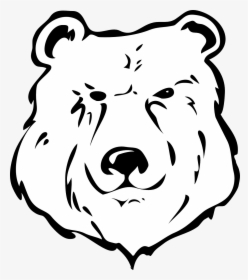 Bear Black And White Clipart, HD Png Download, Free Download