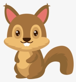Clip Art Squirrel Spring Transprent Png - Transparent Background Squirrel Cartoon, Png Download, Free Download