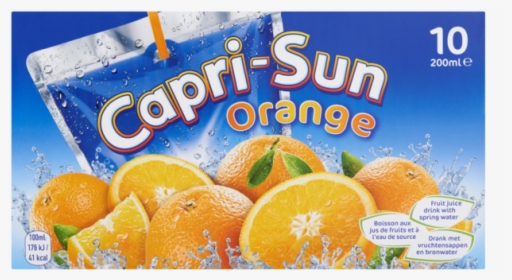 Capri Sun Orange 10 X 200ml"  Title="capri Sun Orange - Tangerine, HD Png Download, Free Download