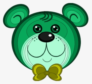 Teddy Bear Wearing Bow Tie - Ted Bear Face Png, Transparent Png, Free Download