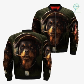 Rottweiler Over Print Jacket 2 %tag Familyloves - Ill Rather Die On My Feet Than Live On My Knees, HD Png Download, Free Download