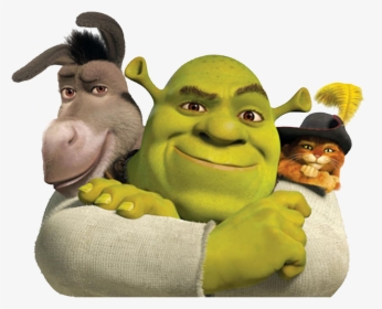 Shrek Donkey And Puss In Boots, HD Png Download, Free Download