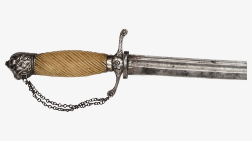 George Washington"s Silver Lion-headed Cuttoe - George Washington Sword, HD Png Download, Free Download