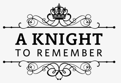 A Knight To Remember Logo Black Crop - Krishna Murthy College Of Engineering, HD Png Download, Free Download