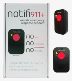 Notifi911 Mobile Medical Alert Pendant - Smartphone, HD Png Download, Free Download