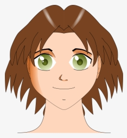 Green Eyes Girl Clipart, HD Png Download, Free Download