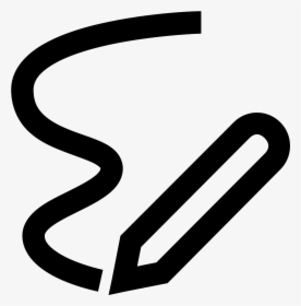 There Is A Squiggly Line Heading Downwards, And Where, HD Png Download, Free Download
