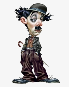 Charlie Chaplin Caricature, HD Png Download, Free Download