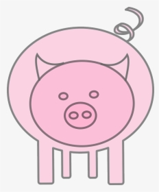 Pig Clipart Pig Face Pencil And In Color - Pig Clip Art, HD Png Download, Free Download