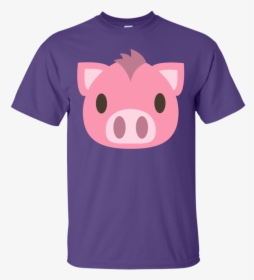Pig Face Emoji T-shirt - Chaos Coordinator Shirt, HD Png Download, Free Download