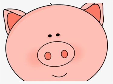 Cute Pig Face Clipart Black And White, HD Png Download, Free Download