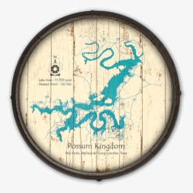 Possum Kingdom Map Wood, HD Png Download, Free Download