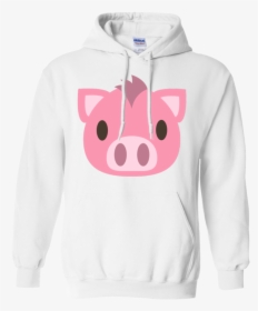 Pig Face Emoji Hoodie - Shirt, HD Png Download, Free Download