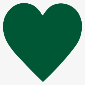 Transparent Gold Glitter Heart Png - Dark Green Heart Emoji, Png Download, Free Download