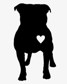 Car Vinyl Decal Decals - Pitbull Silhouette, HD Png Download, Free Download