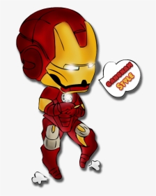 Transparent Iron Man Clipart - Iron Spiderman Chibi Png, Png Download, Free Download
