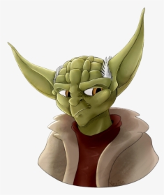 Yoda Head Png - Cartoon, Transparent Png, Free Download