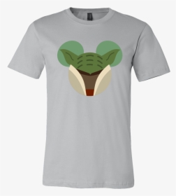Yoda Mickey Head Shirt - T-shirt, HD Png Download, Free Download