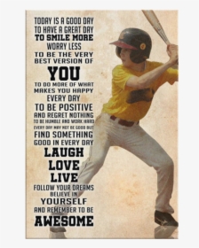 Custom Baseball Canvas Today Is Good Day"  Class= - Baseball Have A Great Day, HD Png Download, Free Download