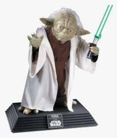 Collectors Edition Life Size Yoda Statue - Yoda Statue Lifesize, HD Png Download, Free Download