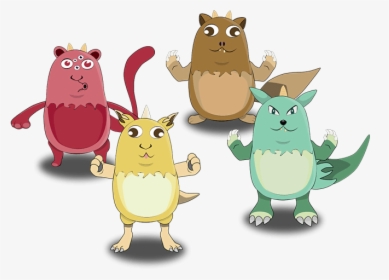 Egem Monsters - Cartoon, HD Png Download, Free Download