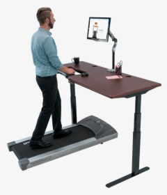 Treadmill Desk - Standing Desk, HD Png Download, Free Download