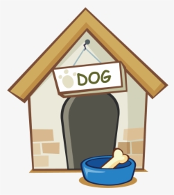 Dog Puppy Cartoon Drawing - Drawing Cartoon Dog House, HD Png Download, Free Download