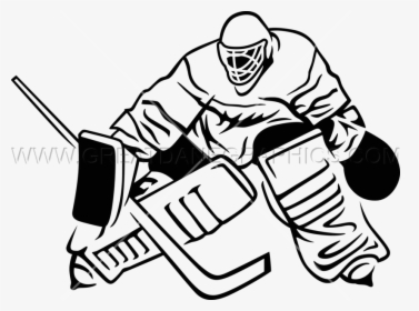 National Hockey League Goaltender Mask Ice Hockey - Hockey Goalie Clipart Black And White, HD Png Download, Free Download