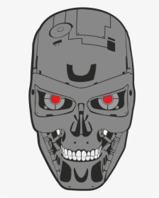 The Terminator T 600 Suit Performer - Terminator Head Drawing, HD Png Download, Free Download