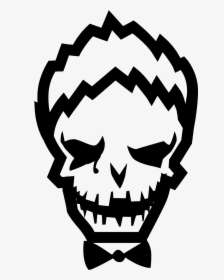 Skull Vector Joker - Suicide Squad Joker Icon, HD Png Download, Free Download