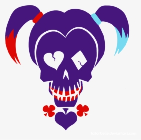 Vector Skull Joker - Harley Quinn Wallpaper Iphone X, HD Png Download, Free Download