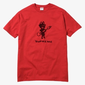 Supreme Tee Devil Red - Supreme Scarface Friend Tee, HD Png Download, Free Download