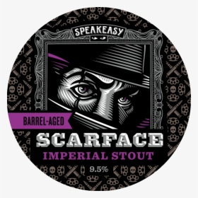 Speakeasy Barrel-aged Scarface Imperial Stout Beer - Label, HD Png Download, Free Download