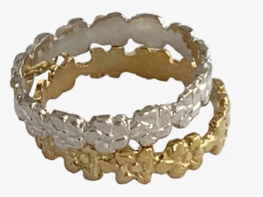 Aloha Lei Sterling Silver And Gold Fitted Toe Rings"  - Bracelet, HD Png Download, Free Download