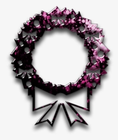 Wreath Download Icon - Purple Christmas Wreath Png, Transparent Png, Free Download