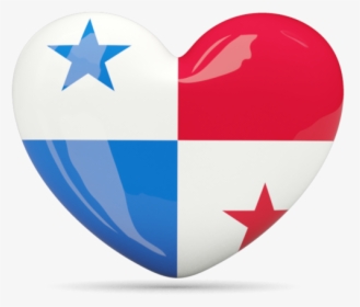 Panama Flag Free Download Png - Trinidad And Tobago Heart, Transparent Png, Free Download
