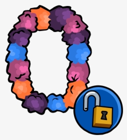 Club Sled Rewritten Wiki - Club Penguin Sunset Lei, HD Png Download, Free Download