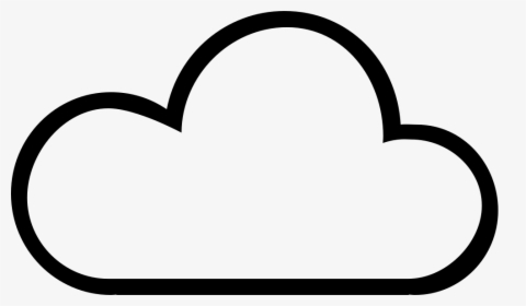 Cloud Outline Png - Cloud Outline Png White, Transparent Png, Free Download