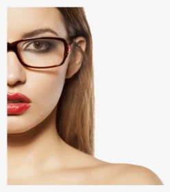 Women"s Glasses - Girl - Model With Glasses Png, Transparent Png, Free Download