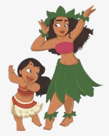 Transparent Moana Clip Art - Moana And Lilo And Stitch, HD Png Download, Free Download
