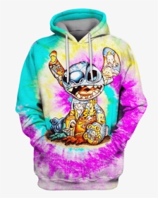 Gearhuman 3d Lilo And Stitch Hoodies - Hoodie, HD Png Download, Free Download
