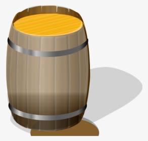 Wooden Barrel Petri Lumm 01 Clip Arts - Barrel Clip Art, HD Png Download, Free Download