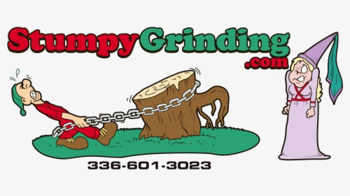 Doug Warren"s Stump Grinding Site - Cartoon, HD Png Download, Free Download