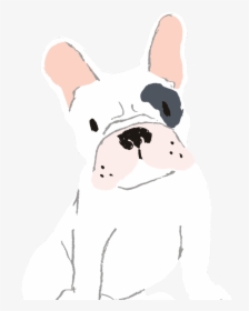 Cartoon Cute French Bulldog Drawing, HD Png Download, Free Download