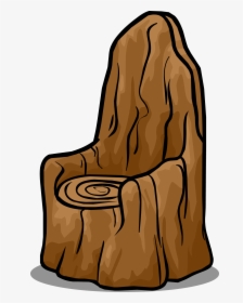 Tree Stump Chair Sprite - Chair, HD Png Download, Free Download