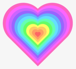 Colorful, Cyber, And Overlay Image - Heart, HD Png Download, Free Download