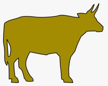 Cattle, Farm, Cow, Milk, Beef, Silhouette, Animal - Cattle, HD Png Download, Free Download