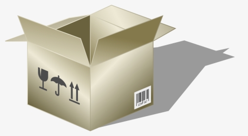 Cardboard Box 161578 - Verpacken Clipart, HD Png Download, Free Download
